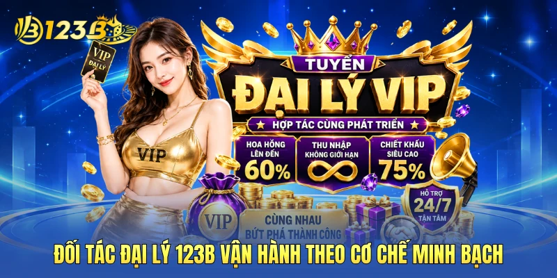 Đối tác đại lý 123B vận hành theo cơ chế minh bạch Đối tác đại lý 123B vận hành theo cơ chế minh bạch